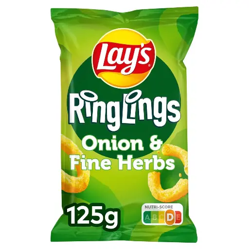 Lay's Ringlings Oignon & Fines Herbes Chips 125 Gr