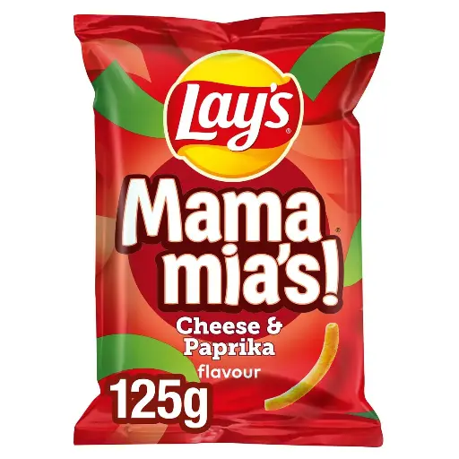 Lay's Mama Mia's Cheese & Paprika Chips 125 Gr