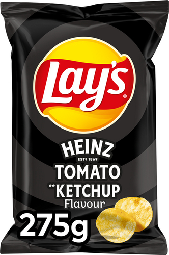 Lay's Heinz Tomato Ketchup Chips 275 Gr