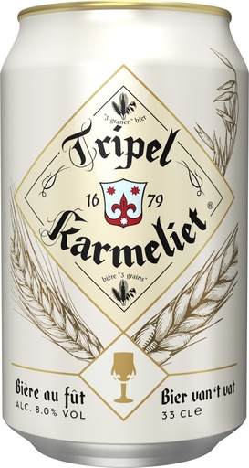 Tripel Karmeliet Bière au Fût Canette 33 Cl