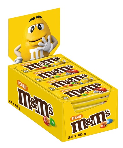 M&M's Peanut 24x45 Gr