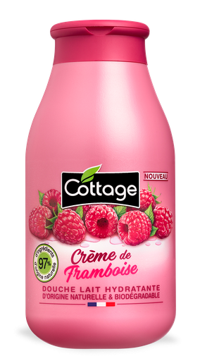 Cottage Crème de Framboise Douche Lait Hydratante 250 Ml