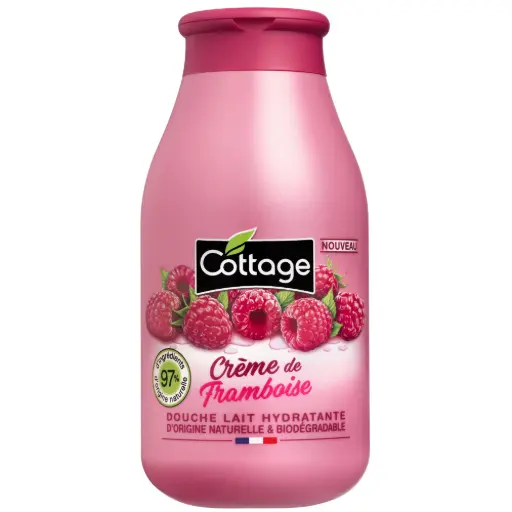 Cottage Crème de Framboise Douche Lait Hydratante 250 Ml