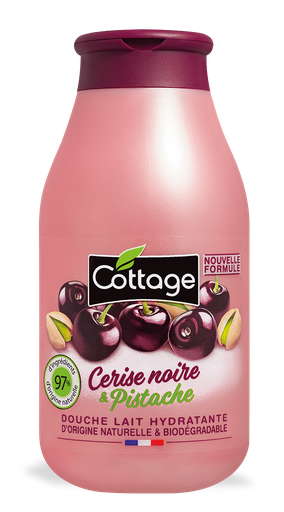 Cottage Cerise Noire & Pistache Douche Lait Hydratante 250 Ml