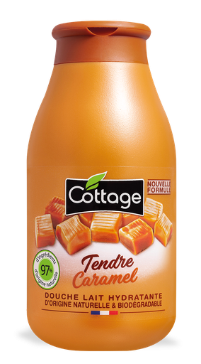 Cottage Tendre Caramel Douche Lait Hydratante 250 Ml
