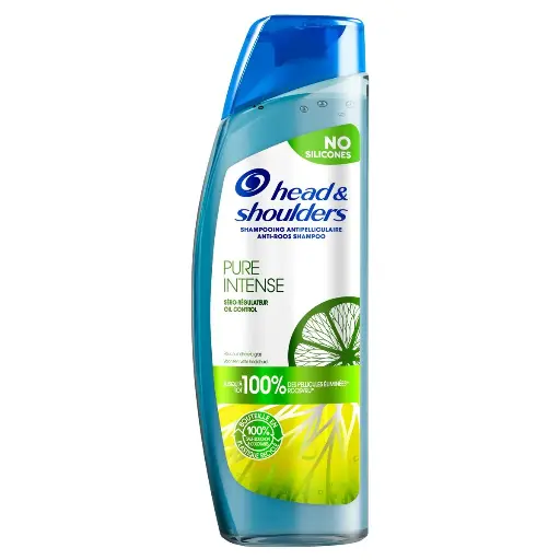 Head & Shoulders Pure Intense Lime Oil Shampoing 250 Ml