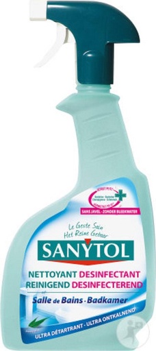 Sanytol Salle de Bains Spray Nettoyant 500 Ml