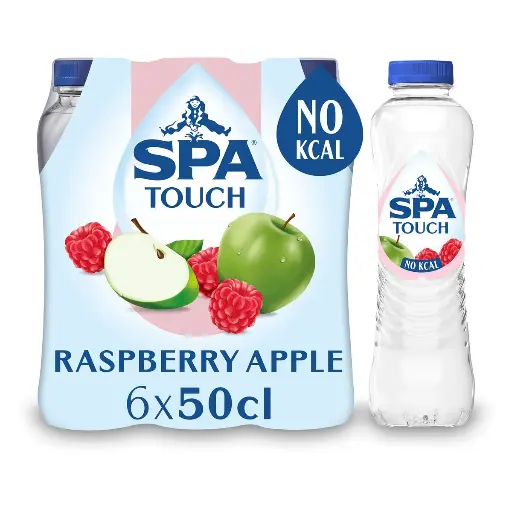 Spa Touch Raspberry Apple Eau Plate Aromatisée 6x50 Cl