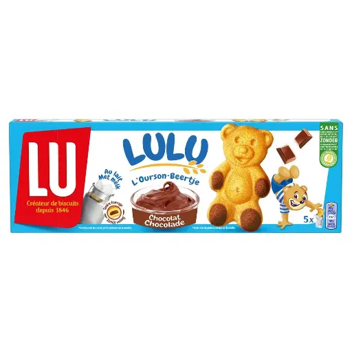 Lu Lulu Oursons au Chocolat Cake 5x30 Gr