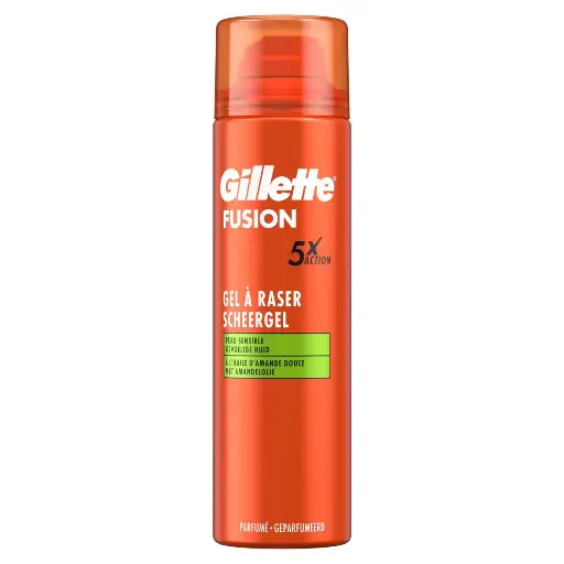 [GILL002] Gillette Fusion Peau Sensible Gel à Raser 200 Ml