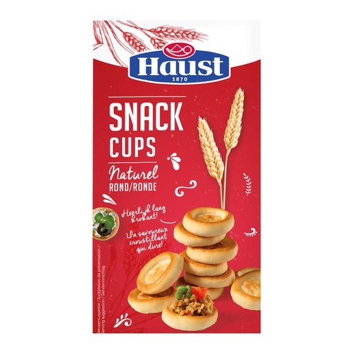 [HAUS002] Haust Snacks Cup Toasts 130 Gr