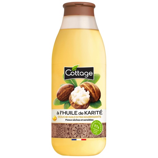 Cottage Huile de Karité Douche 560 Ml