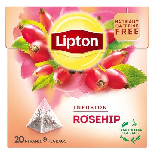[LIPT004] Lipton Églantier Rosehip Thé en Sachet 20 Pièces