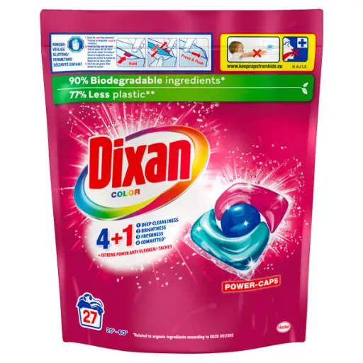 Dixan 4en1 Color Power Caps 27 Doses