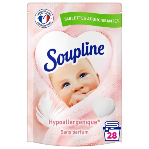 Soupline Hypoallergénique Tablettes Adoucissantes 28 Doses