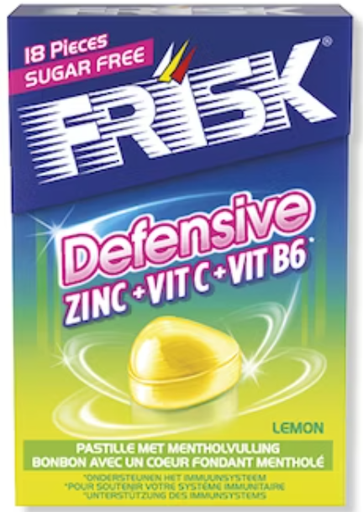 [FRSK001] Frisk Defensive Lemon Pastilles 36 Gr