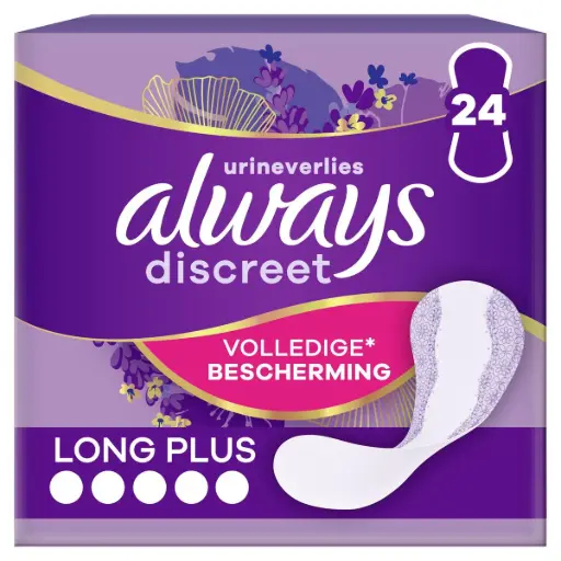 Always Discreet Long Plus Protège-Slips 24 Pièces