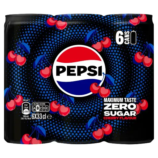 Pepsi Zero Sugar Cherry 6x33 Cl