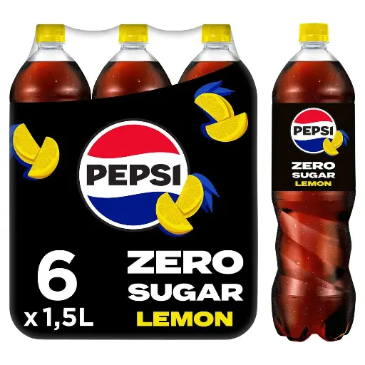 Pepsi Zero Sugar Lemon 6x1,5 L