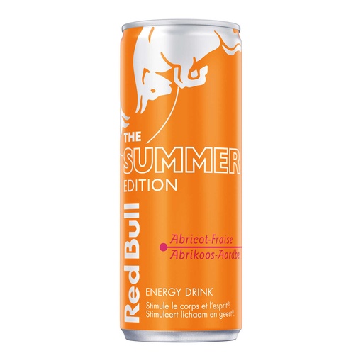 Red Bull Summer Edition Abricot & Fraise 25 Cl