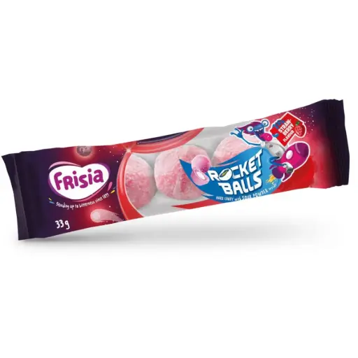 Frisia Rocket Balls Citric Fraise 5 Pièces