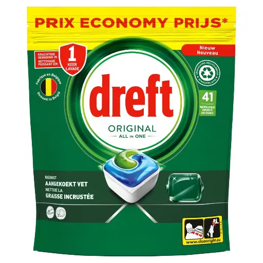 Dreft Original Allin1 Tab Lave-Vaisselle 41 Doses