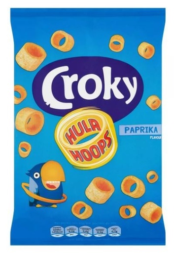 [CROK004] Croky Hula Hoops Paprika Chips 100 Gr