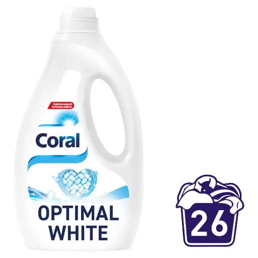 Coral Optimal White Lessive Liquide 26 Doses