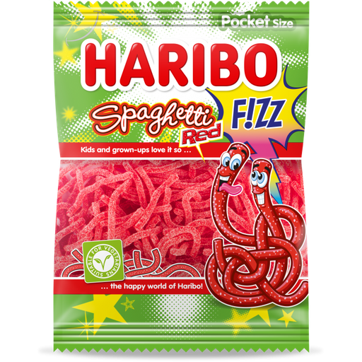 [HARI002] Haribo Spaghetti Red Fizz 75 Gr