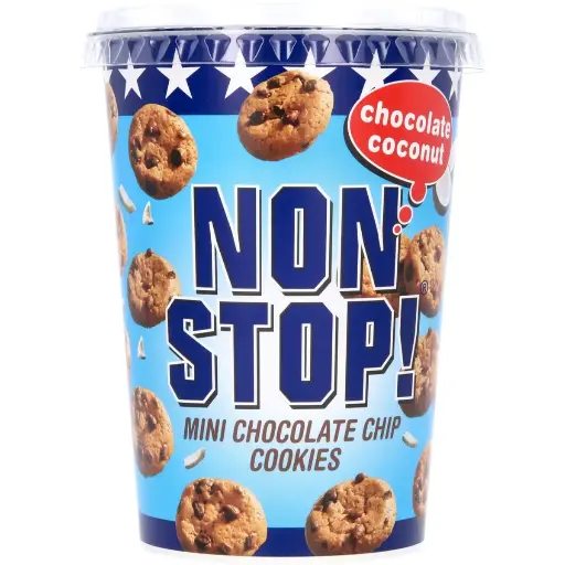 Non Stop! Mini Cookies Chocolat Coco 125 Gr