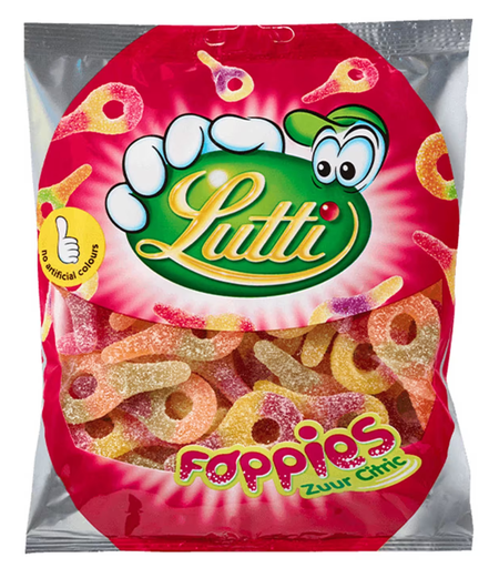 [LUTT002] Lutti Foppies Citric Bonbons 175 Gr