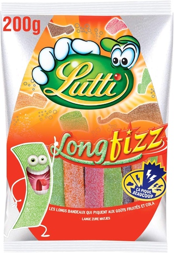 [LUTT005] Lutti LongFizz Bonbons 200 Gr