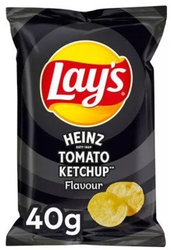[LAYS006] Lay's Heinz Tomato Ketchup Chips 40 Gr