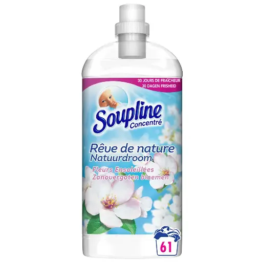 Soupline Rêve de Nature Fleurs Ensoleillées Adoucissant 61 Doses