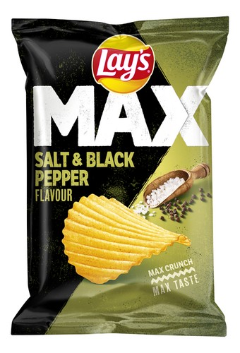 [LAYS010] Lay's Max Sel & Poivre Chips 45 Gr