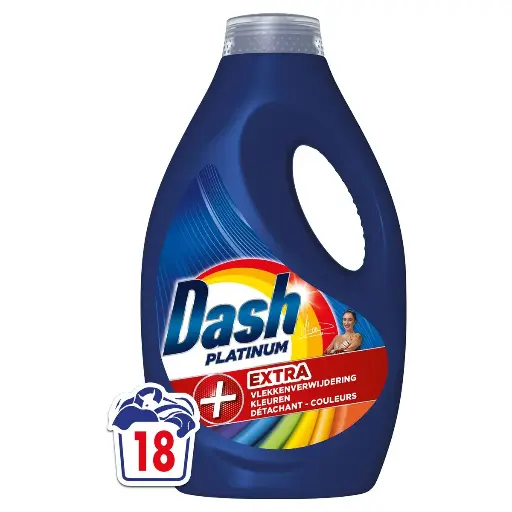 Dash Platinum Extra Détachant Couleurs 18 Doses