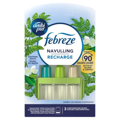 Febreze 3Volution Rosée du Matin Recharge 20 Ml