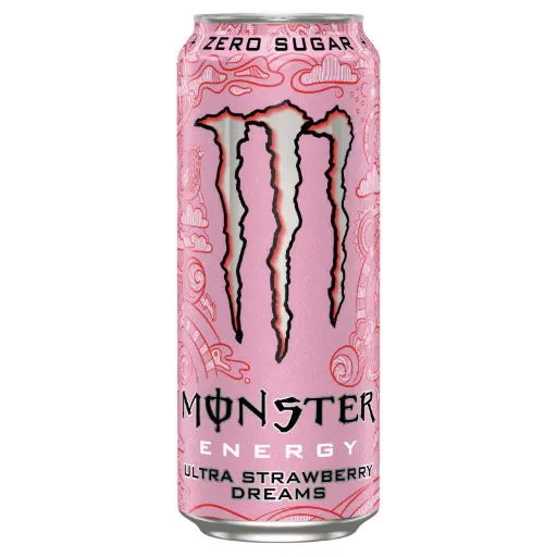 Monster Ultra Strawberry Dreams Zero Sugar 50 Cl