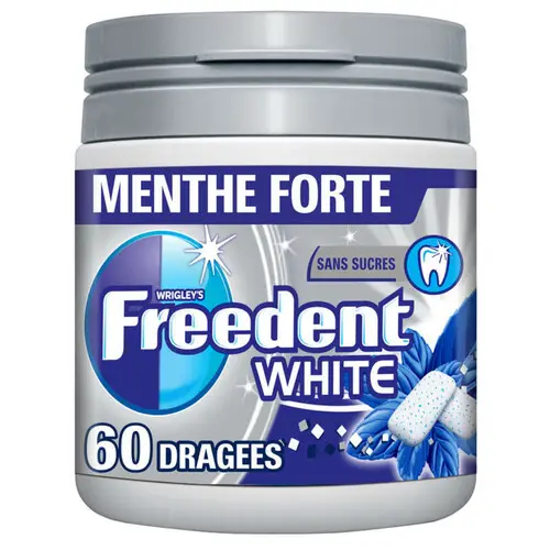 Freedent Menthe Forte Chewing-gum 60 Pièces