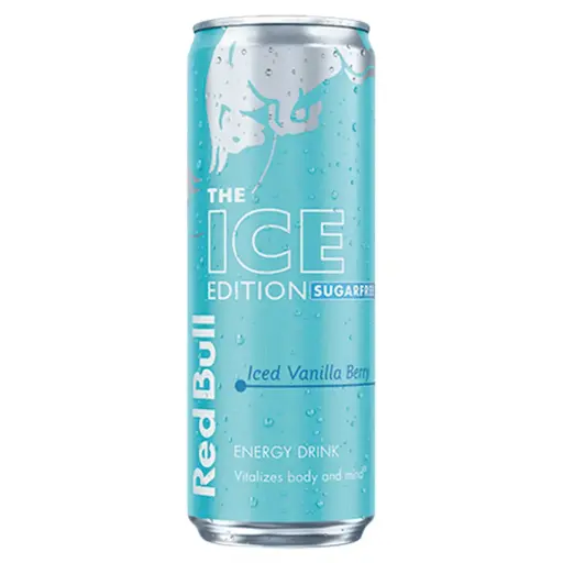 Red Bull Ice Edition Zero Sugar Myrtille & Vanille Glacée 25 Cl