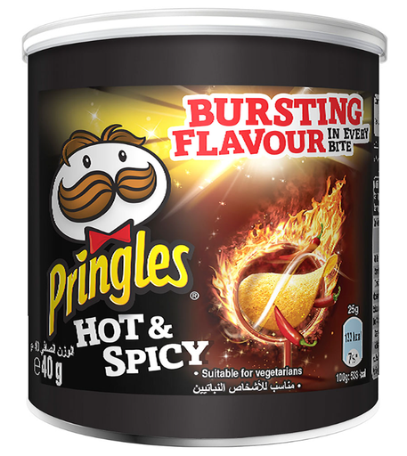 Pringles Hot & Spicy Chips 40 Gr