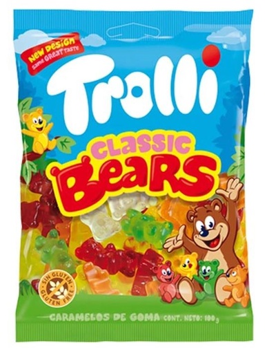[TROL001] Trolli Classic Bears Oursons Bonbons 100 Gr