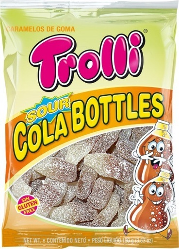 [TROL003] Trolli Cola Bottle Sour Bonbons 100 Gr