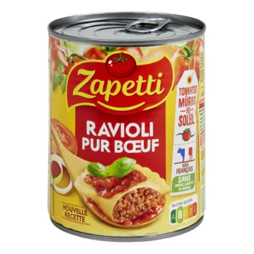 Zapetti Ravioli Pur Bœuf 800 Gr