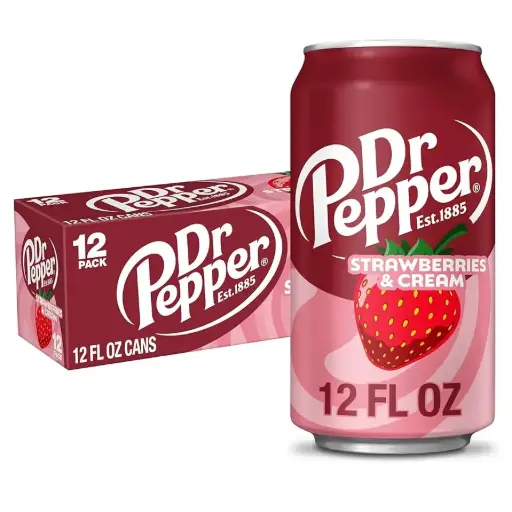 Dr Pepper Strawberry & Cream 12x355 Ml