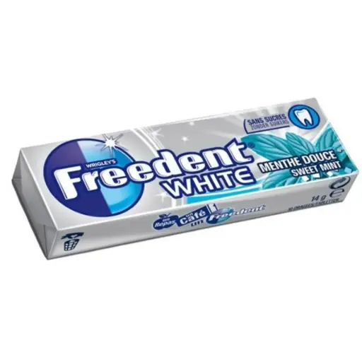 Freedent White Menthe Douce Chewing-gum 10 Pcs
