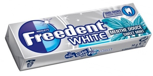 Freedent White Menthe Douce Chewing-gum 10 Pcs