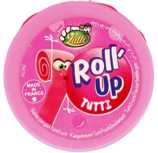 [LUTT008] Lutti Roll Up Tutti Frutti Bubblegum 29 Gr