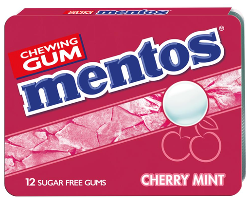 [MENT002] Mentos Cerise Chewing-Gum 12 Pièces