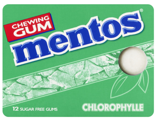 [MENT005] Mentos Chlorophylle Chewing-Gum 12 Pièces